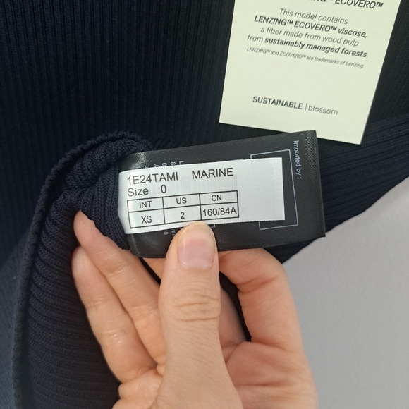 Ba&sh Tami Jumper Marine XS NWT - Picture 9 of 11